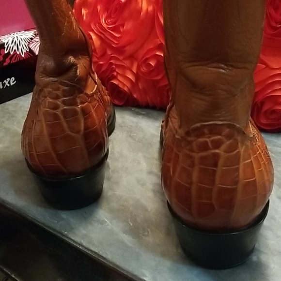Custom Exotic American  Alligator boots main image 4
